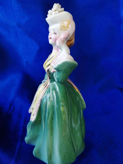 Vintage Lady with Green Dress #