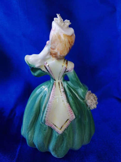 Vintage Lady with Green Dress #