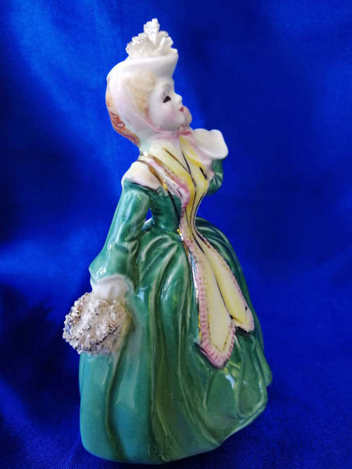 Vintage Lady with Green Dress #
