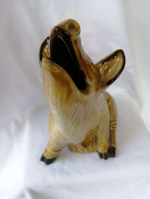 RARE GUERNSEY POTTERY PIG/ MONEY BOX/ PIGGY BANK