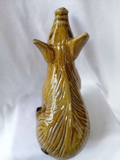 RARE GUERNSEY POTTERY PIG/ MONEY BOX/ PIGGY BANK