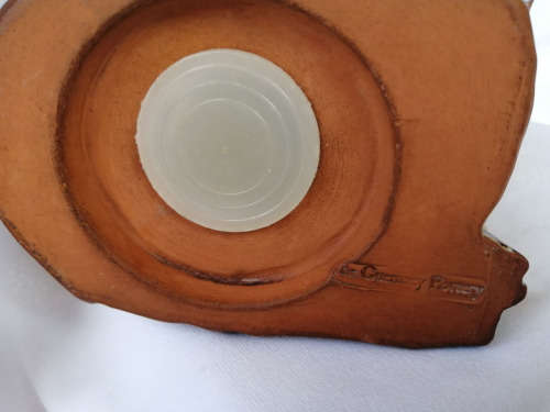 RARE GUERNSEY POTTERY PIG/ MONEY BOX/ PIGGY BANK