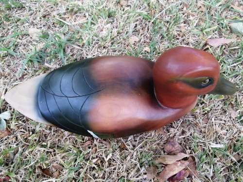 Feathers of Knysna hand made limited edition  Wooden Figurine of a Greenwinged Teal, 60 / 2000*