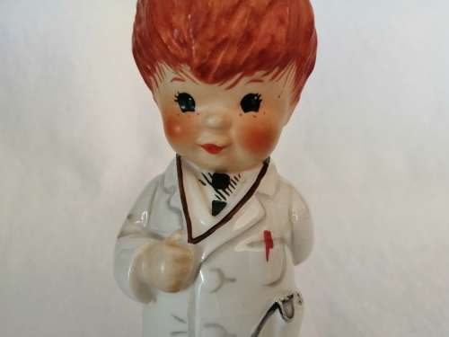 Goebel red head figurine Doctor, Trouble Shooter