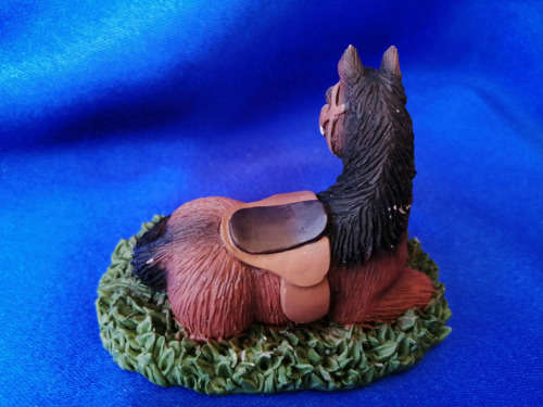 Sweet Lying Horse Pony Figure