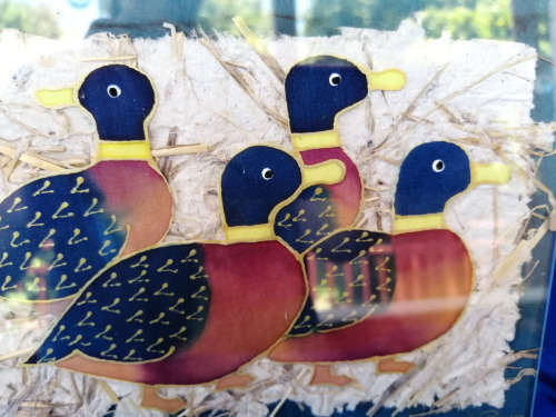 Duck Paper Hand Painted picture  #