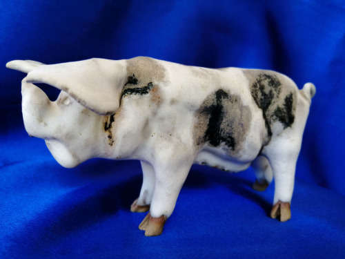 Set of three Raku Pigs