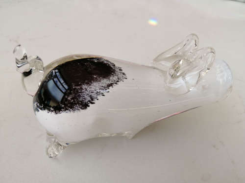 Avondale Glass Pig Paperweight/ Ornament