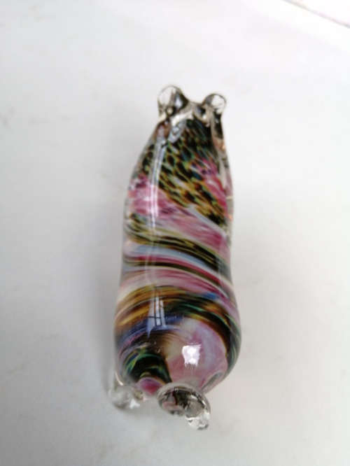 Avondale Handmade Glass Pig Paperweight / Ornament