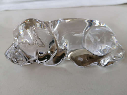 PRINCESS HOUSE 24% LEAD CRYSTAL DOG