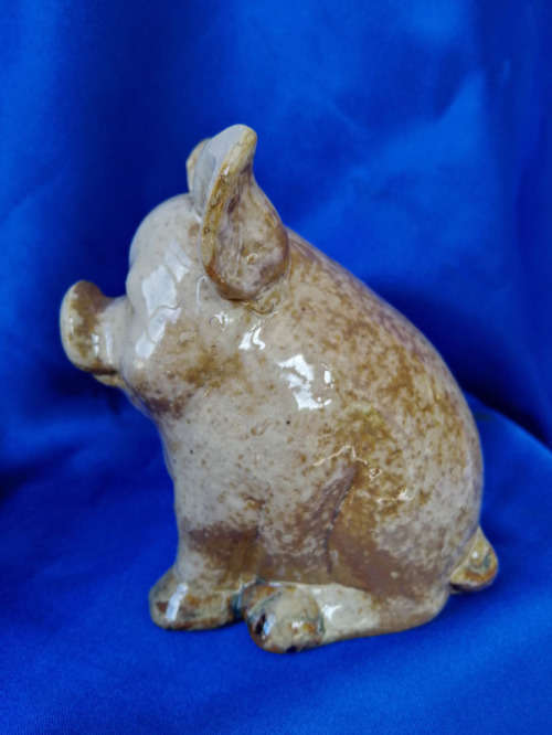 Chubby Pottery Pig #