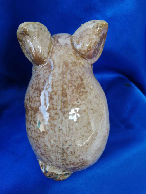 Chubby Pottery Pig #