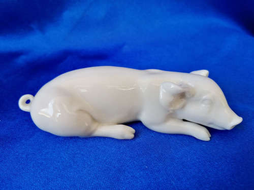 Old Porcelain German Pig *