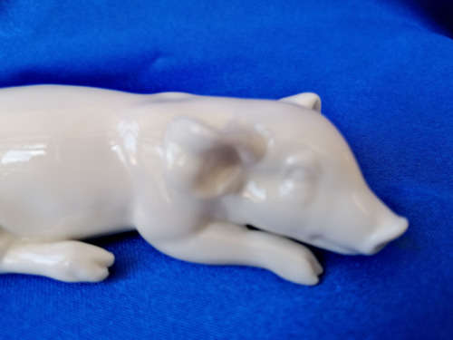 Old Porcelain German Pig *