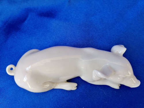 Old Porcelain German Pig *