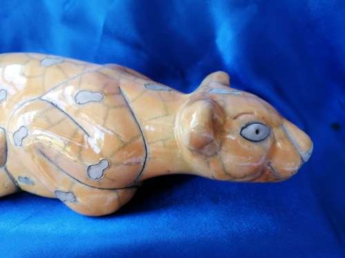 Large Raku Lying Lioness