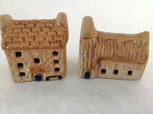 Miniature House - Multi coloured cottages