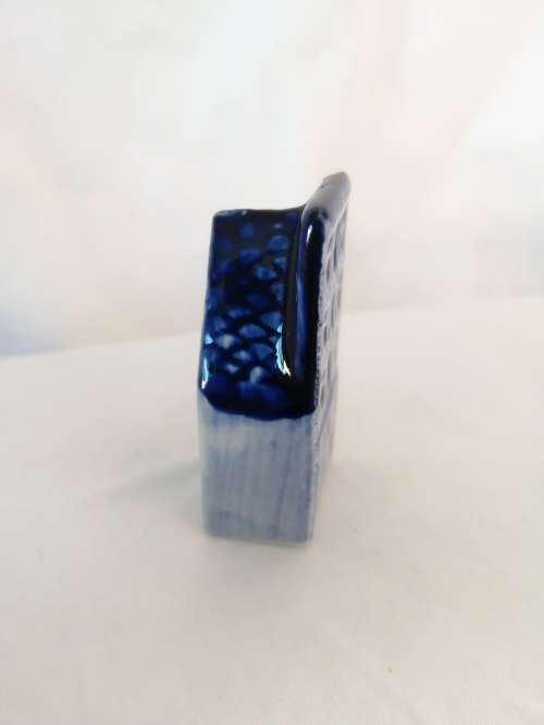 Miniature House -  Tall Blue House