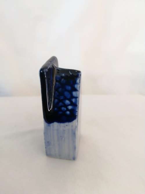Miniature House -  Tall Blue House