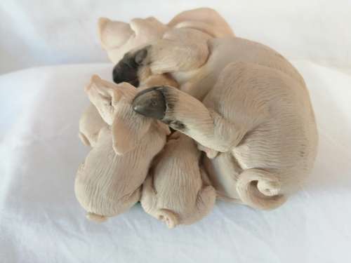 Piggin Pig Piggin In The Middle Collectable mother Pig and piglets