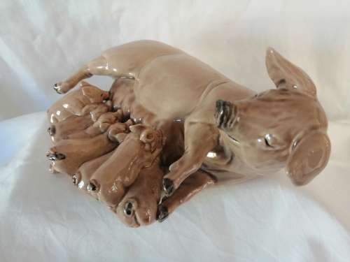 Heredities Sow and Piglets The Charm of Creamwear large