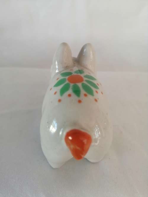 Rare Wade blow up whimsie Ireland Shamrock Pottery Irish Comical Pig 1950`s