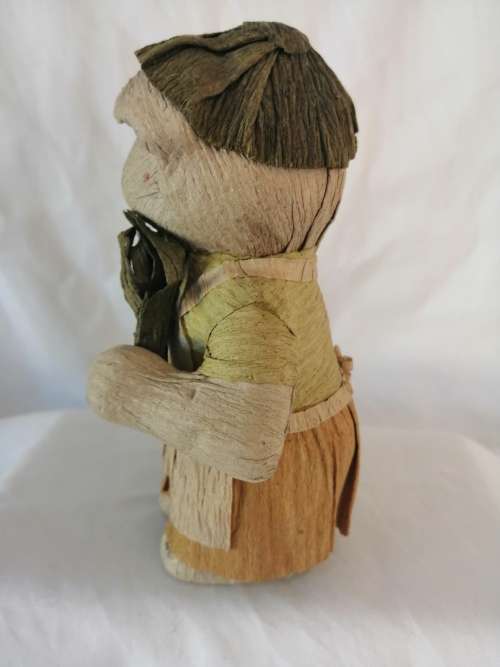 Vintage Crepe Paper Pig