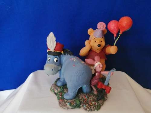 Simply Pooh Eeyore Piglet and Pooh Wishing you Merriment and Such