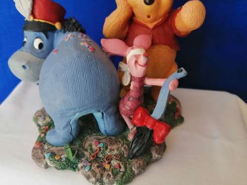 Simply Pooh Eeyore Piglet and Pooh Wishing you Merriment and Such