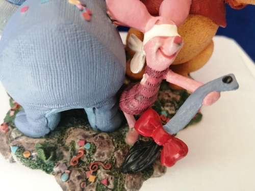 Simply Pooh Eeyore Piglet and Pooh Wishing you Merriment and Such