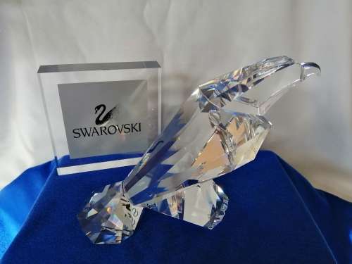 Swarovski Crystal Heavy Block Eagle Lock down special