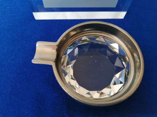 Swarovski Rhodium Ashtray Lock down special #