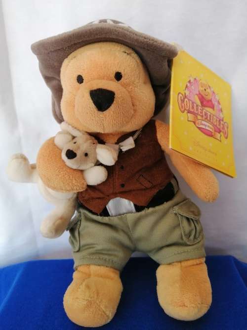 Disney Store Exclusive Winnie The Pooh - Australia Kangaroo Soft Plush Beanie Toy