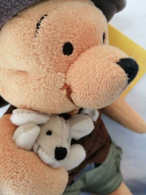 Disney Store Exclusive Winnie The Pooh - Australia Kangaroo Soft Plush Beanie Toy