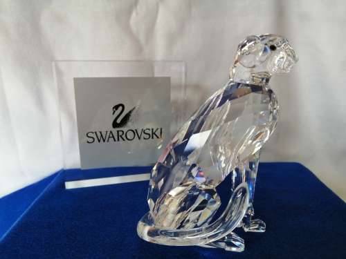 Swarovski Sitting Leopard / Cheetah Lock down special