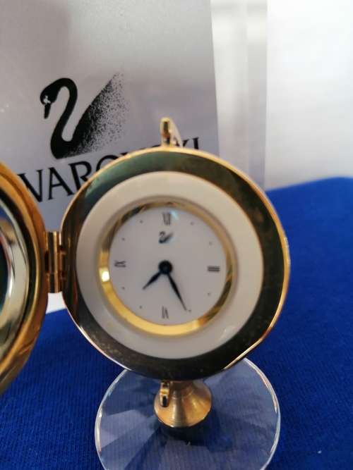 Swarovski Crystal Memories Secret Globe Clock #