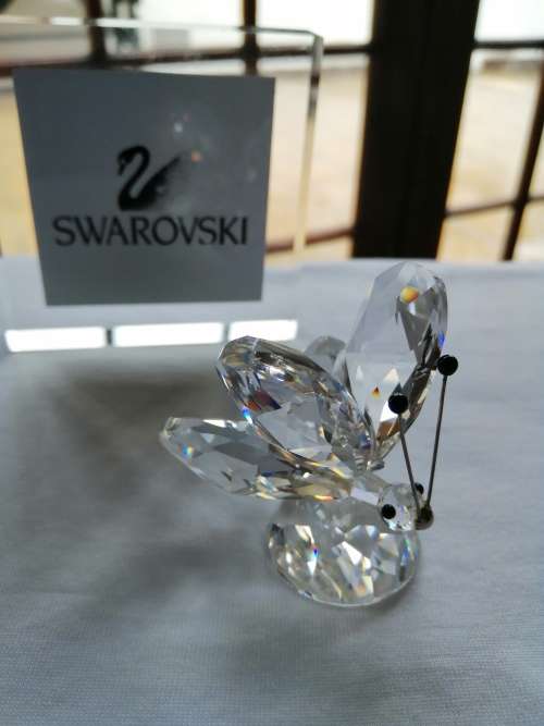 Swarovski Crystal Large Butterfly In a Summer Meadow V1