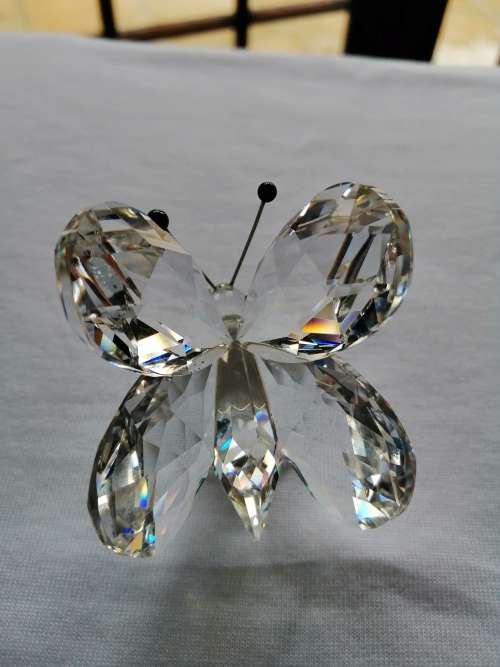 Swarovski Crystal Large Butterfly In a Summer Meadow V1