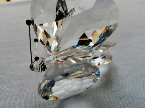 Swarovski Crystal Large Butterfly In a Summer Meadow V1