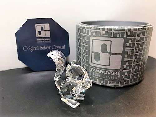 Swarovski Crystal Squirrel Woodland Friends Rare Small Ears (USA EXCL)