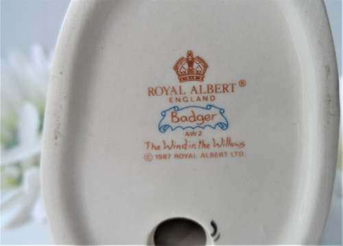 Badger - Style 1 - From The Wind in the Willows Series - Royal Albert #