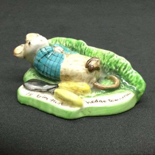 Vintage Beswick Kitty Macbride Mice Figurine Lazybones 2530