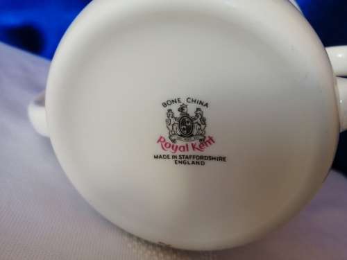 Royal Kent Bone China Staffordshire England Teddy Brown Bear Two Handled Mug