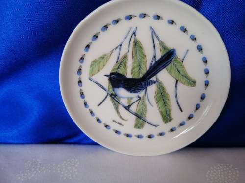 Sweet Blue bird Ring Dish Australian