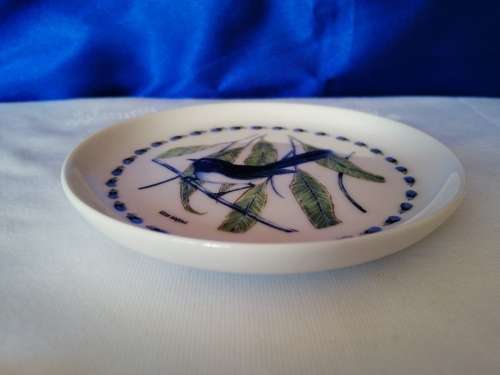 Sweet Blue bird Ring Dish Australian