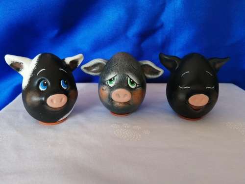 Three cute Pig Salt and Pepper and other shakers