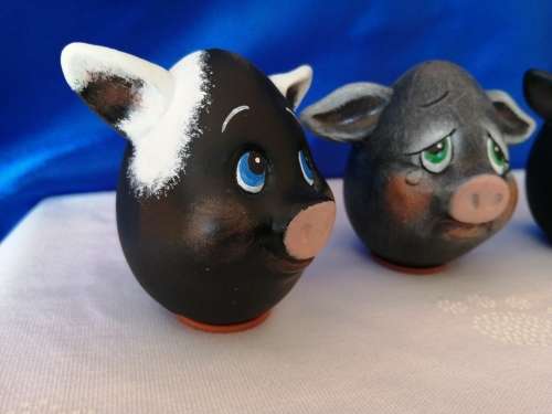 Three cute Pig Salt and Pepper and other shakers