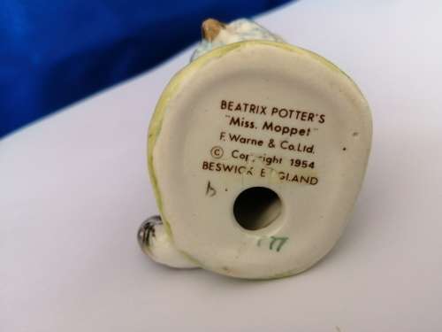 Beswick Beatrix Potters Miss Moppet 1275 #