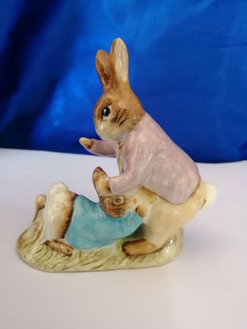 Beswick Beatrix Potters Mr Benjamin Bunny and Peter Rabbit 2509 #