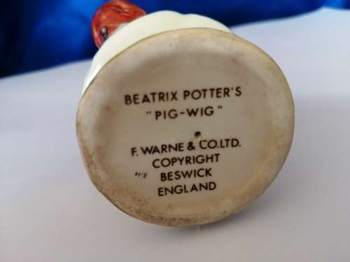Beswick Beatrix Potters Pig Wig 2381 #